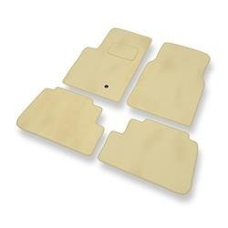 Velours automatten voor Opel Antara (2007-2015) - vloermatten - mattenset - DGS Autodywan - beige