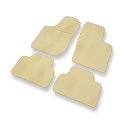 Velours automatten voor Opel Corsa B (1992-2000) - vloermatten - mattenset - DGS Autodywan - beige