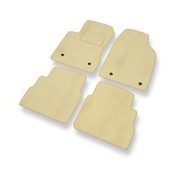 Velours automatten voor Opel Signum (2003-2008) - vloermatten - mattenset - DGS Autodywan - beige