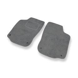 Velours automatten voor Opel Tigra B (2004-2010) - vloermatten - mattenset - DGS Autodywan - grijs