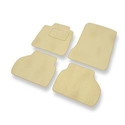 Velours automatten voor Renault Vel Satis (2001-2009) - vloermatten - mattenset - DGS Autodywan - beige