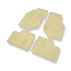 Velours automatten voor Rover 25 (2000-2005) - vloermatten - mattenset - DGS Autodywan - beige