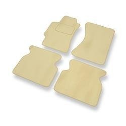 Velours automatten voor Saab 9-2X I (2004-2006) - vloermatten - mattenset - DGS Autodywan - beige