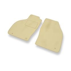 Velours automatten voor Saab 9-3 I (1998-2002) - vloermatten - mattenset - DGS Autodywan - beige