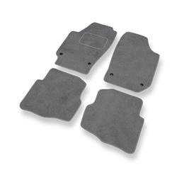 Velours automatten voor Seat Ibiza III (2002-2008) - vloermatten - mattenset - DGS Autodywan - grijs