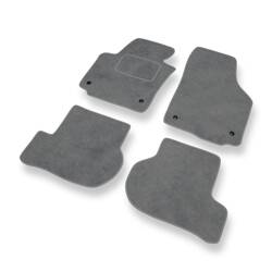 Velours automatten voor Seat Toledo III (2004-2009) - vloermatten - mattenset - DGS Autodywan - grijs