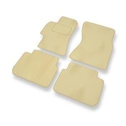 Velours automatten voor Subaru Legacy IV (2003-2009) - vloermatten - mattenset - DGS Autodywan - beige