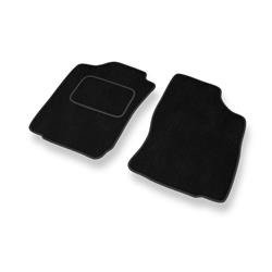 Velours automatten voor Toyota Land Cruiser J90 (3 deuren) (1996-2003) - vloermatten - mattenset - DGS Autodywan - zwart