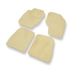 Velours automatten voor Toyota RAV4 I (1994-2000) - vloermatten - mattenset - DGS Autodywan - beige