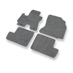 Velours automatten voor Toyota RAV4 II (2000-2005) - vloermatten - mattenset - DGS Autodywan - grijs