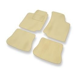 Velours automatten voor Volkswagen Golf III (1991-1999) - vloermatten - mattenset - DGS Autodywan - beige