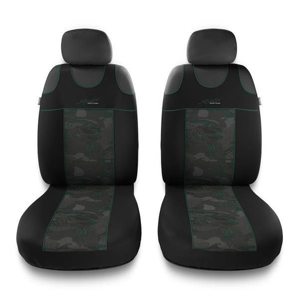 voor de helft werknemer Maak een bed Autostoel hoezen voor Citroen Berlingo I, II, III (1996-2019) - Auto-Dekor  - Stylus 1+1 - groen groen | Carmager online winkel