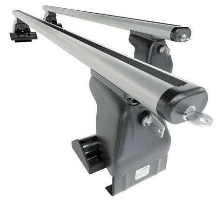 Aluminium dakdrager voor Hyundai Lantra Stationwagen (2000-2006) - zilver Imperiaal - Amos - D-1 - Aero - zonder bevestigingsmateriaal