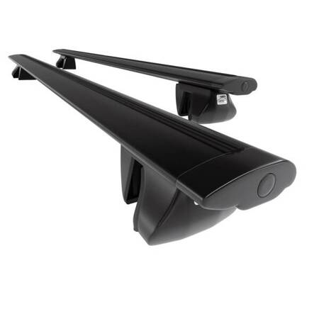 Aluminium dakdrager voor Toyota RAV4 mk IV SUV (2013-2019) - zwart Imperiaal - Amos - Alfa - Dynamic - railing