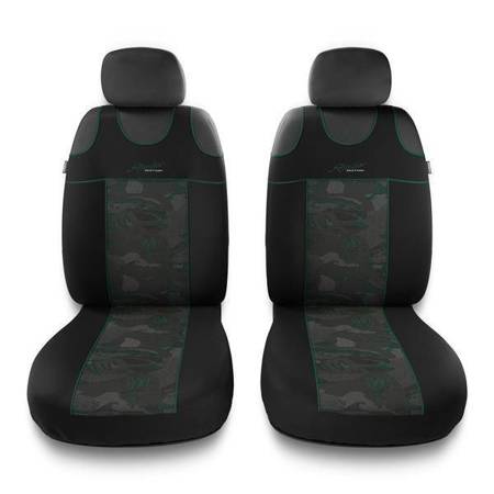 Autostoel hoezen voor Alfa Romeo Giulietta (2010-2020) - Auto-Dekor - Stylus 1+1 - groen