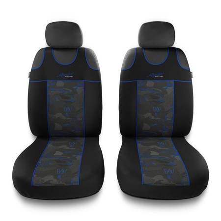 Autostoel hoezen voor Hyundai ix35 (2010-2015) - Auto-Dekor - Stylus 1+1 - blauw