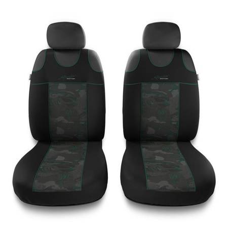 Autostoel hoezen voor Seat Altea (2004-2015) - Auto-Dekor - Stylus 1+1 - groen