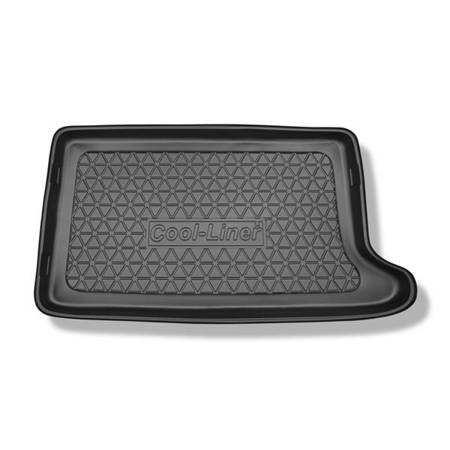 Kofferbakmat voor Audi A2 8Z Hatchback (1999-2005) - mat voor in de kofferbak - Aristar - Cool liner - bovenste bagageruimte; met volledig reservewiel