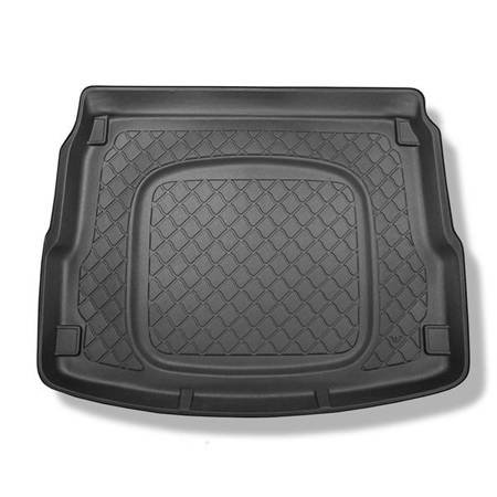 Kofferbakmat voor Audi A8 D4 Limousine (01.2010-09.2013) - mat voor in de kofferbak - Aristar - Guardliner - standaard en lange versie; met tijdelijk reservewiel / reparatieset: voor boven- en onderste bagageruimte; ook voor de Quattro-versie