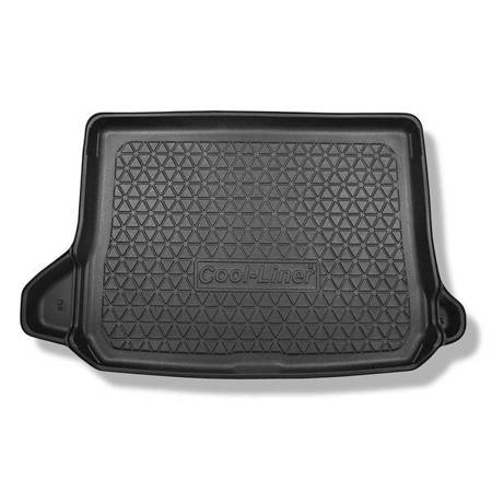 Kofferbakmat voor Audi Q2 GA SUV (10.2016-....) - mat voor in de kofferbak - Aristar - Cool liner - op de schuifvloer van de bagageruimte in de bovenste stand (gelijke laaddrempel); verwijderbare uitsparingen