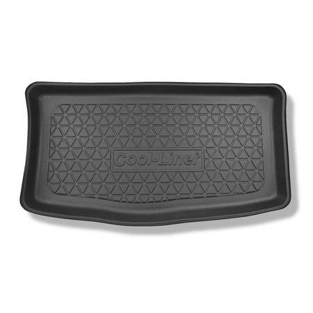 Kofferbakmat voor Kia Picanto III JA Hatchback (04.2017-....) - mat voor in de kofferbak - Aristar - Cool liner - onderste bagageruimte; modellen zonder schuifvloer