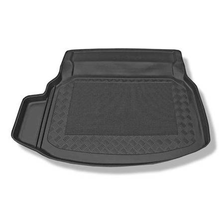 Kofferbakmat voor Mercedes-Benz C-Klasse W204 Limousine (04.2007-02.2014) - mat voor in de kofferbak - Aristar - Standard - neerklapbare achterstoelen; met uitsparing links