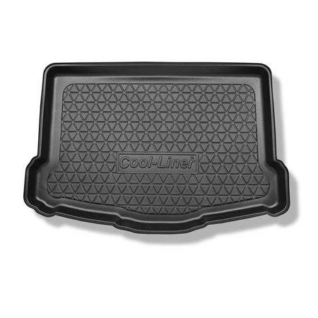 Kofferbakmat voor Nissan Qashqai II J11 Crossover (02.2014-05.2021) - mat voor in de kofferbak - Aristar - Cool liner - onderste bagageruimte met reservewiel (dubbele bodem verwijderd uit bagageruimte)