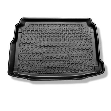 Kofferbakmat voor Peugeot 308 II Hatchback (08.2013-11.2021) - mat voor in de kofferbak - Aristar - Cool liner - bovenste bagageruimte (gelijke laaddrempel); met rechter uitsparing; met volledig reservewiel