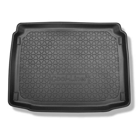 Kofferbakmat voor Peugeot 308 II Hatchback (08.2013-11.2021) - mat voor in de kofferbak - Aristar - Cool liner - onderste bagageruimte; met tijdelijk reservewiel of reparatieset