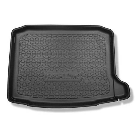 Kofferbakmat voor Seat Ateca SUV (09.2016-....) - mat voor in de kofferbak - Aristar - Cool liner - onderste bagageruimte; modellen zonder schuifvloer