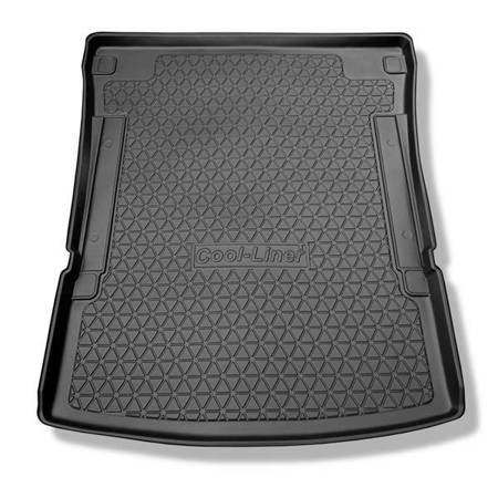 Kofferbakmat voor Volkswagen Caddy IV Maxi Bestelwagen (10.2007-10.2020) - mat voor in de kofferbak - Aristar - Cool liner - Trendline, Comfortline, Highline; 5/7 zitplaatsen; achter de tweede zitrij