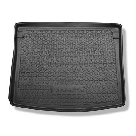 Kofferbakmat voor Volkswagen Caddy Startline Stationwagen (2003-10.2020) - mat voor in de kofferbak - Aristar - Cool liner - 5 zitplaatsen; metalen plaat op de zijwanden van de bagageruimte