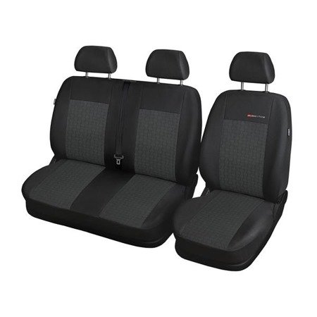 Op maat gemaakte hoezen voor Citroen Berlingo II Bestelwagen (2008-2018) alleen voorstoelen - bank / bank - pasvorm autostoelhoezen - autostoelbeschermer set - Auto-Dekor - Elegance - P-1