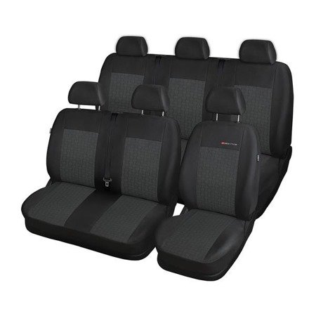 Op maat gemaakte hoezen voor Ford Transit VII Bestelwagen (2013-2019) 6 zitplaatsen - pasvorm autostoelhoezen - autostoelbeschermer set - Auto-Dekor - Elegance - P-1