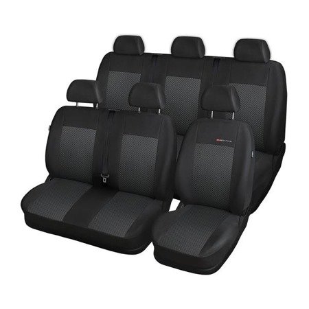 Op maat gemaakte hoezen voor Ford Transit VII Bestelwagen (2013-2019) 6 zitplaatsen - pasvorm autostoelhoezen - autostoelbeschermer set - Auto-Dekor - Elegance - P-3