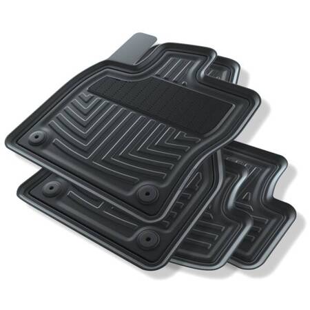 Rubberen automatten voor Volkswagen Golf VII (2012-2020) - rubber vloermatten - mattenset - gummimatten - Geyer & Hosaja - 900/4C