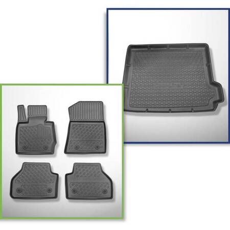 Set: TPE automatten + kofferbakmat voor BMW X4 F26 SAC (07.2014-03.2018) - Aristar - Cool liner