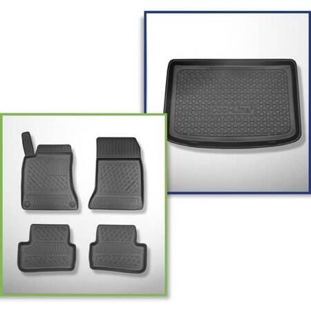 Set: TPE automatten + kofferbakmat voor Mercedes-Benz A Klas W176 Hatchback (09.2012-04.2018) - Aristar - Cool liner