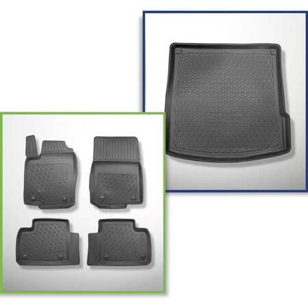 Set: TPE automatten + kofferbakmat voor Mercedes-Benz GLE Coupé (08.2015-10.2019) - Aristar - Cool liner