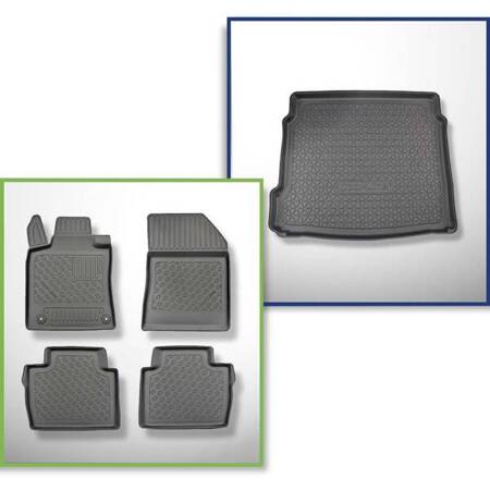 Set: TPE automatten + kofferbakmat voor Peugeot 508 II Sedan (11.2018-....) - Aristar - Cool liner - ook voor de hybride