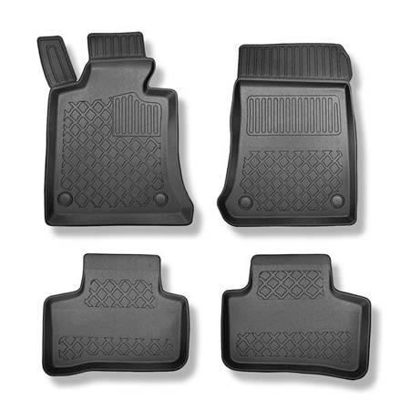 TPE automatten voor Mercedes-Benz GLK X204 SUV (06.2008-08.2015) - vloermatten - mattenset - Aristar - Guardliner - set - 4 stuks