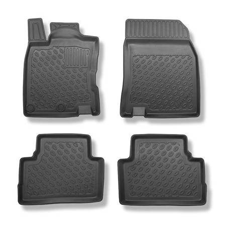 TPE automatten voor Nissan Qashqai II J11 Crossover (02.2014-05.2021) - vloermatten - mattenset - Aristar - Cool liner - set - 4 stuks