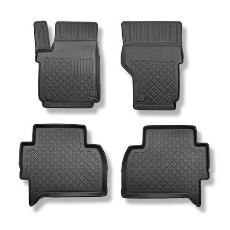 TPE automatten voor Volkswagen Amarok Pick-Up (08.2010-....) - vloermatten - mattenset - Aristar - Guardliner - dubbele cabine