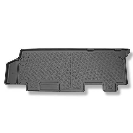 TPE automatten voor Volkswagen Caravelle T5, T6, T6.1 Bestelwagen (2003-2024) - vloermatten - mattenset - Aristar - Cool liner - volledig achter 2e rij (T - 2e rij)