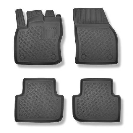 TPE automatten voor Volkswagen Tiguan II SUV (05.2016-10.2023) - vloermatten - mattenset - Aristar - Cool liner - set - 4 stuks