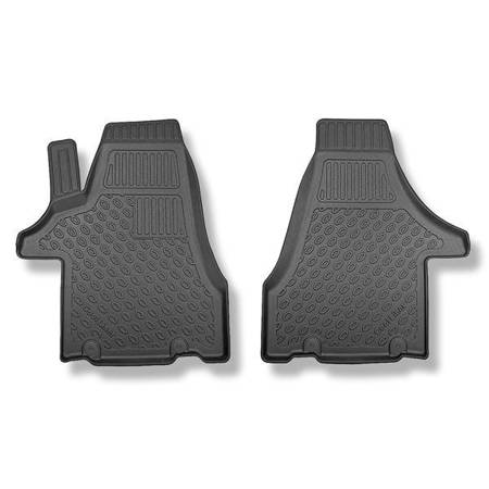 TPE automatten voor Volkswagen Transporter T5, T6, T6.1 Bestelwagen (2003-2024) - vloermatten - mattenset - Aristar - Cool liner - korte en lange wielbasis - set - 2 stuks