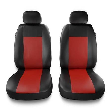 Universele autohoezen voor Alfa Romeo 145 (1994-2000) - autostoelhoezen - autostoelbeschermer set - Auto-Dekor - Comfort 1+1 - rood