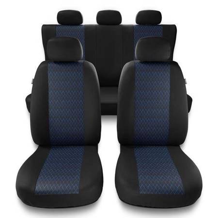 Universele autohoezen voor Alfa Romeo 145 (1994-2000) - autostoelhoezen - autostoelbeschermer set - Auto-Dekor - Profi - blauw