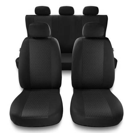 Universele autohoezen voor Alfa Romeo 145 (1994-2000) - autostoelhoezen - autostoelbeschermer set - Auto-Dekor - Profi - grijs