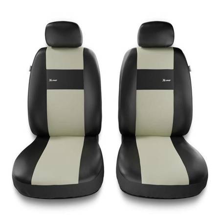 Universele autohoezen voor Alfa Romeo 145 (1994-2000) - autostoelhoezen - autostoelbeschermer set - Auto-Dekor - X-Line 1+1 - beige